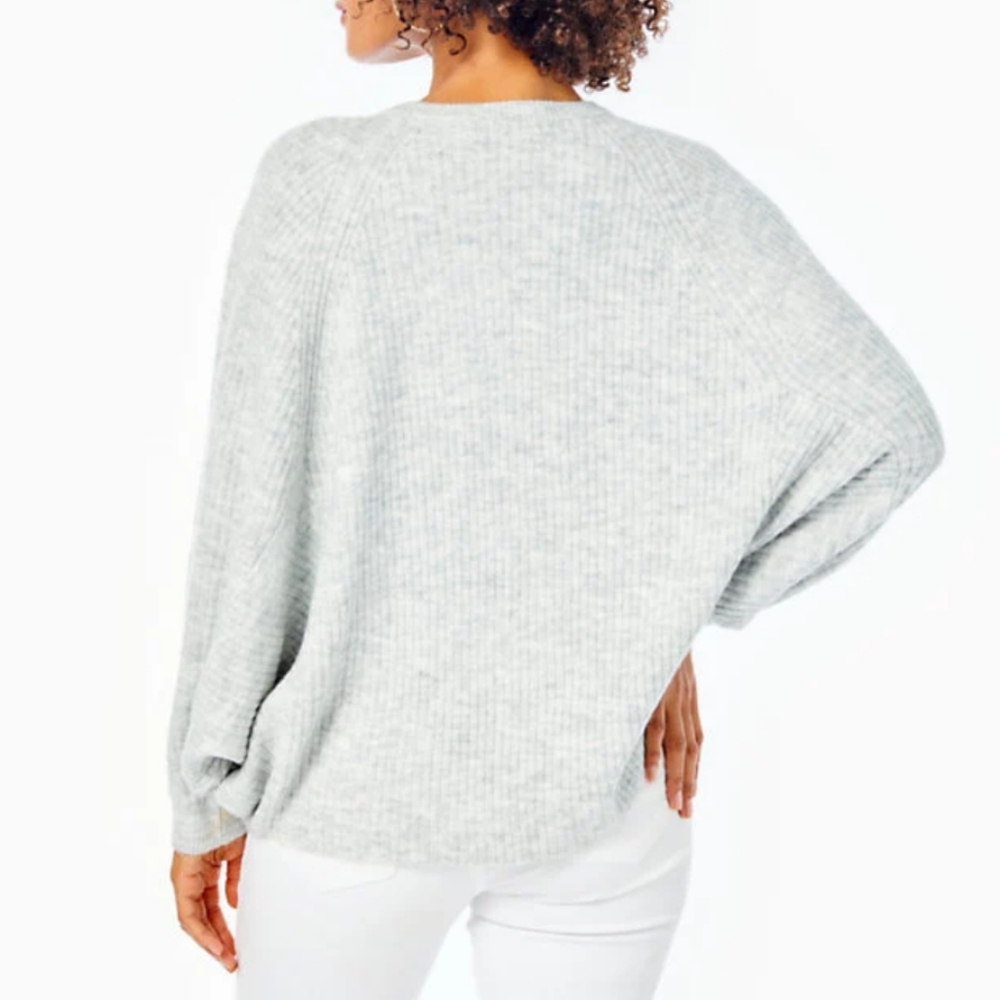 Lilly Pulitzer Arienza Dolman Cable Knit Sweater XS - Picture 2 of 6